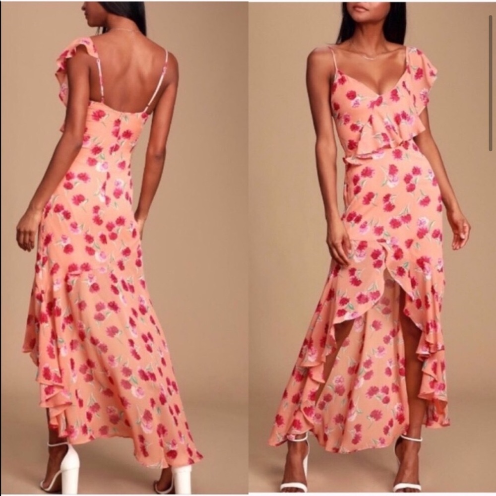 🆕 Lulu’s Bloom Forever Floral Ruffled Dress